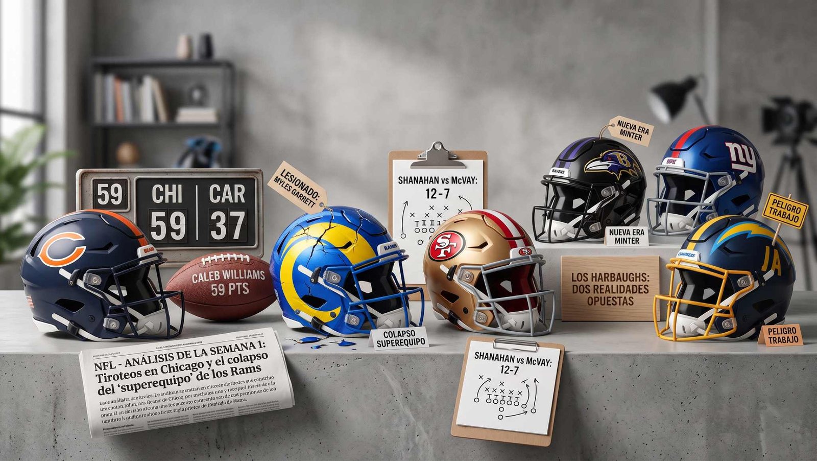 NFL – Análisis de la Semana 1: Tiroteos en Chicago y el colapso del ‘superequipo’ de los Rams