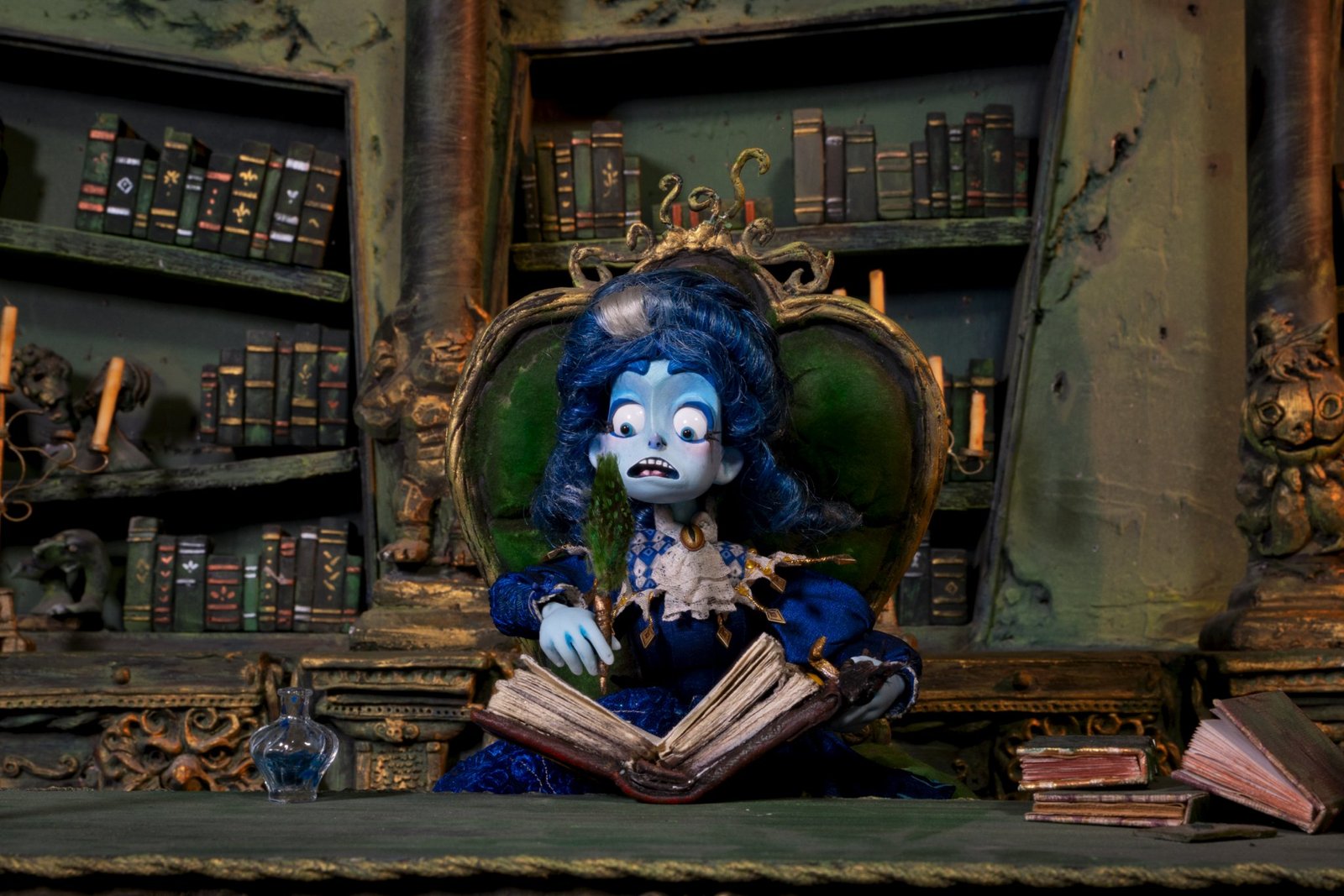 El increíble arte del stop motion en ‘Soy Frankelda’: La historia fantasmagórica de una escritora censurada