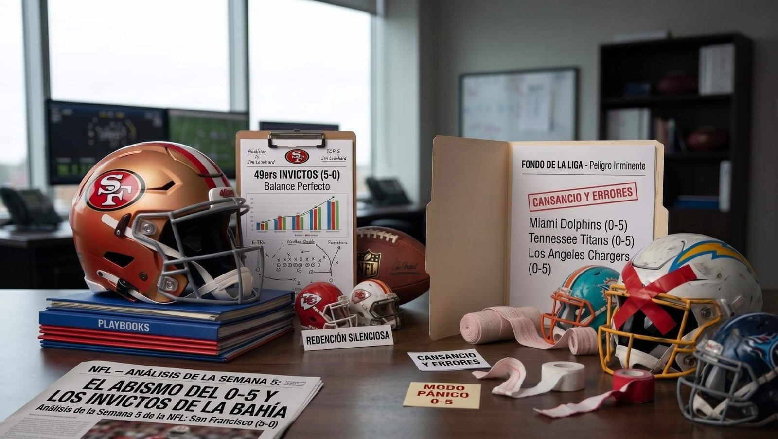 NFL – Análisis de la semana 5: Reconstrucciones asumidas, pánico angelino y el balance contendiente de San Francisco y Kansas City