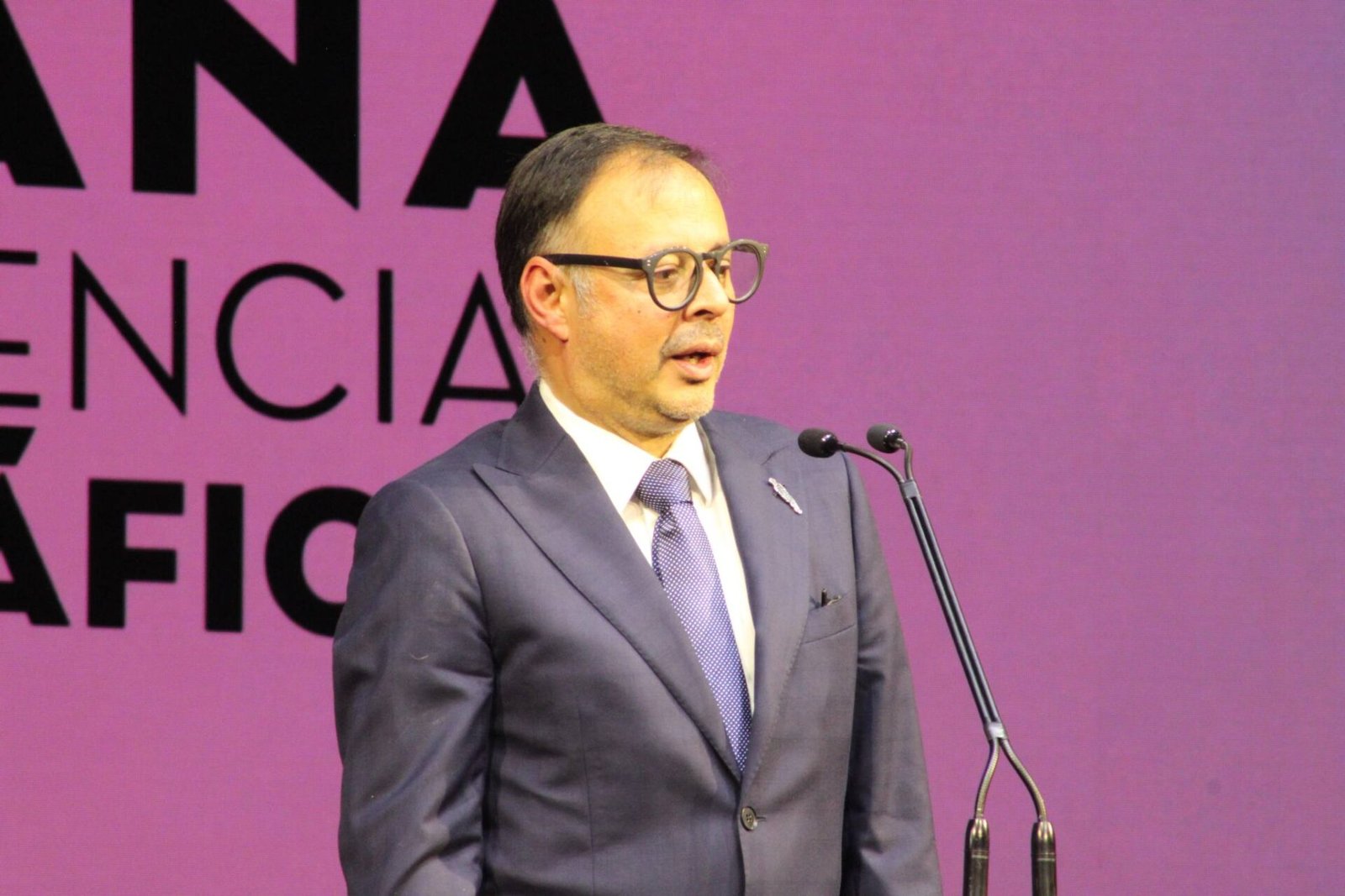 Daniel Hidalgo, presidente de la AMACC en los Premios Ariel 2026
