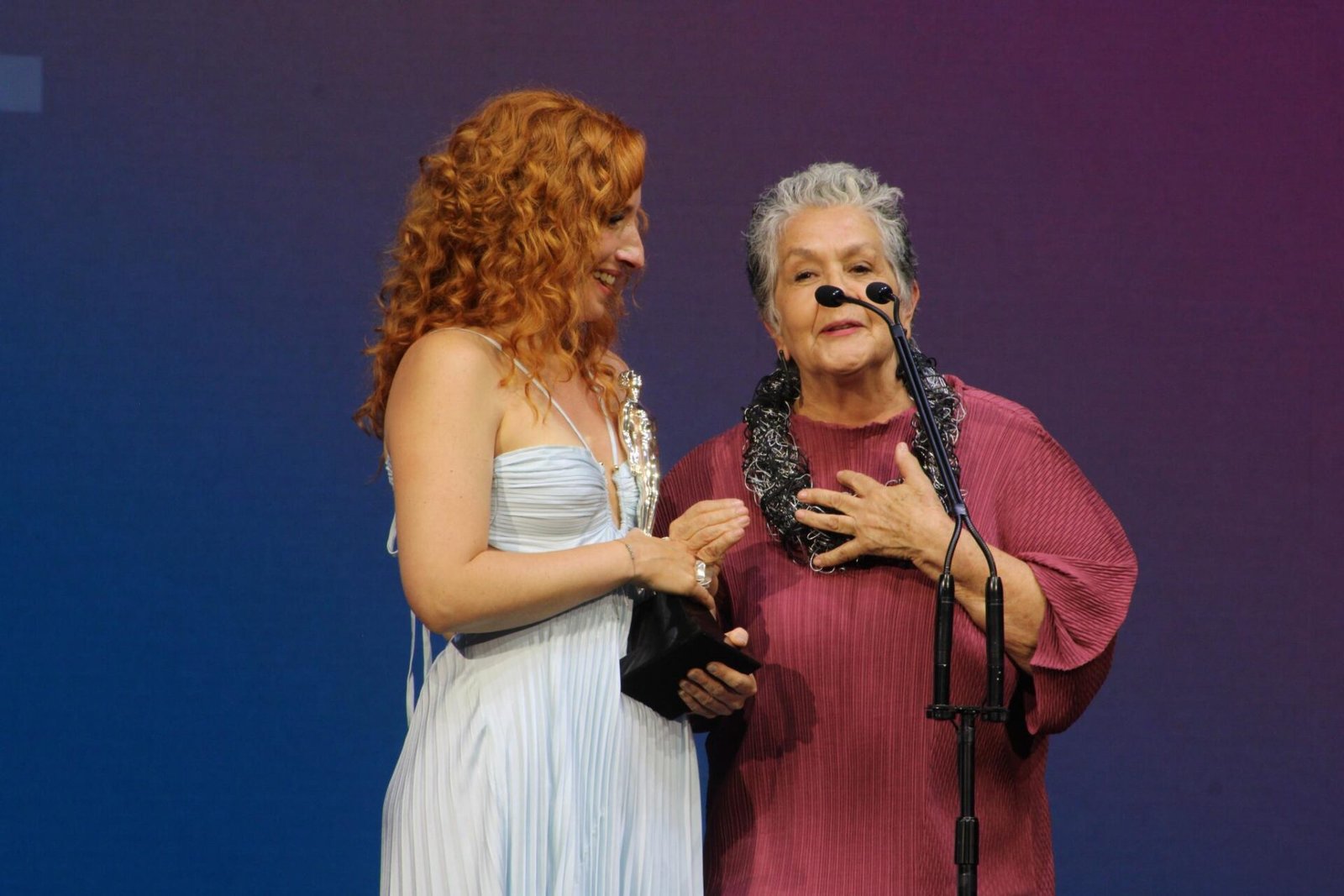 Gilda Navarro y Joanna Nogueiras Yankelevich en los Premios Ariel 2026